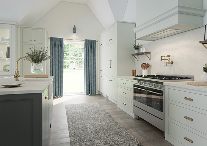 Florence Faux Suede, Mid Grey - Made to Measure Curtains - Image 8